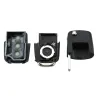 VW Jetta Beetle - 3 boutons - lame découpée - boîtier de clé de voiture distant - coque